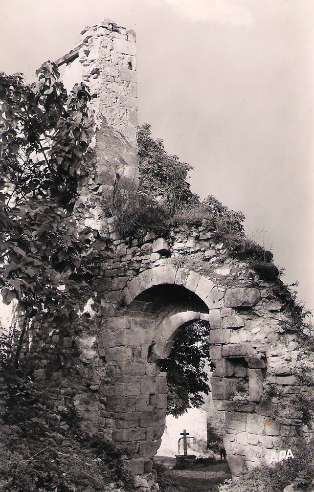 Porte du chateau en 1960
